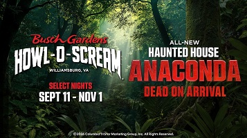 Busch Gardens Anaconda Howl-O-Scream