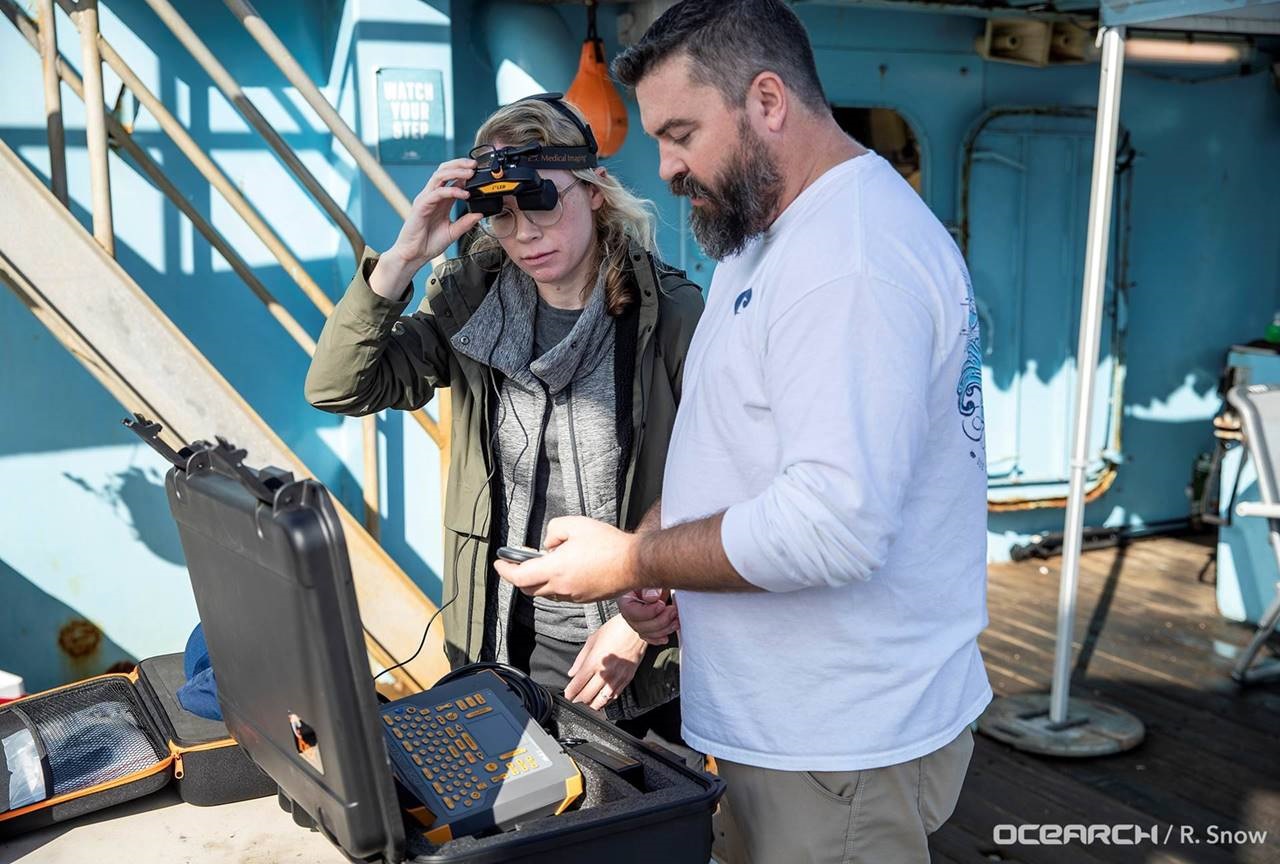 Molly has used the knowledge she gained while working with Sharks at SeaWorld